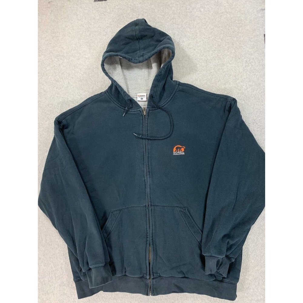 Sorrel Heavyweight Lined Work Hoodie Jacket (Men's XXL) Black